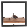 Frame Ράφι 35x25x35cm Ακακία Φυσικό/Μετ.Μαύρο