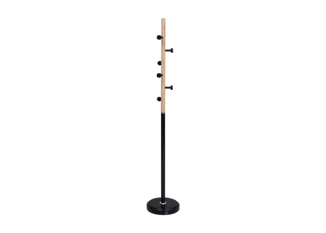 Καλόγερος Μεταλλικός Μαύρος/Φυσικό D.36x170cm