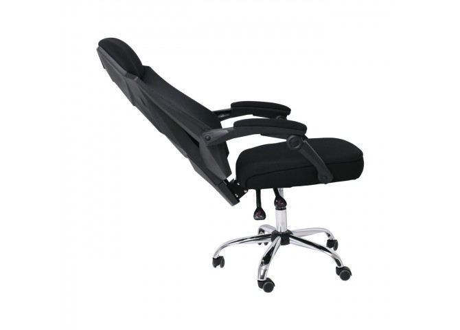 Πολυθρόνα Relax Mesh Μαύρο (PP μαύρο) 65x55x116/124cm