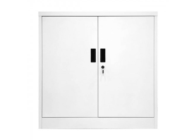 ΝΤΟΥΛΑΠΙ Μεταλλικό (2 Ράφια) 90x40x90cm Άσπρο
