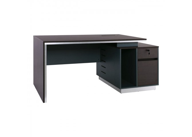 Γραφείο 200x80cm Σκ.Καρυδί/Γκρι