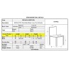 Καρέκλα Μεταλλική Βαφή Μαύρη/Linen Pu Ανθρακί 49x70x90cm