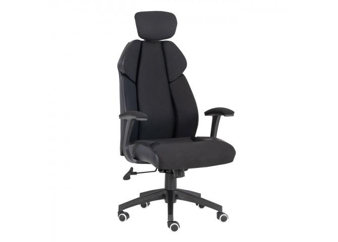BF8300 Πολυθρόνα Γραφείου Διευθυντή Microfiber Μαύρο / PU Μαύρο