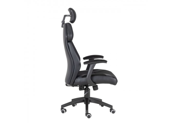 BF8300 Πολυθρόνα Γραφείου Διευθυντή Microfiber Μαύρο / PU Μαύρο