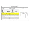 ART Wood Kid Table 60x60/H49cm White