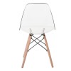 Καρέκλα τραπεζαρίας σε διάφανο χρώμα