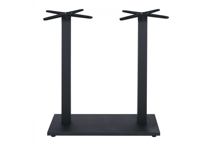 PRATO-W Βάση Τραπεζιού BAR 70x40cm H.108cm Μέταλλο Βαφή Μαύρο / 18,50Kg