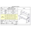 ΓΡΑΦΕΙΟ Η/Υ 2-Συρτ/2-Ράφια 120x48x73/137cm Μεταλ.Μαύρο/Sonoma