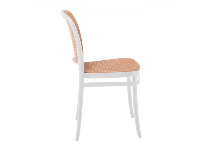 FLORENCE Stacking Chair PP White/Beige