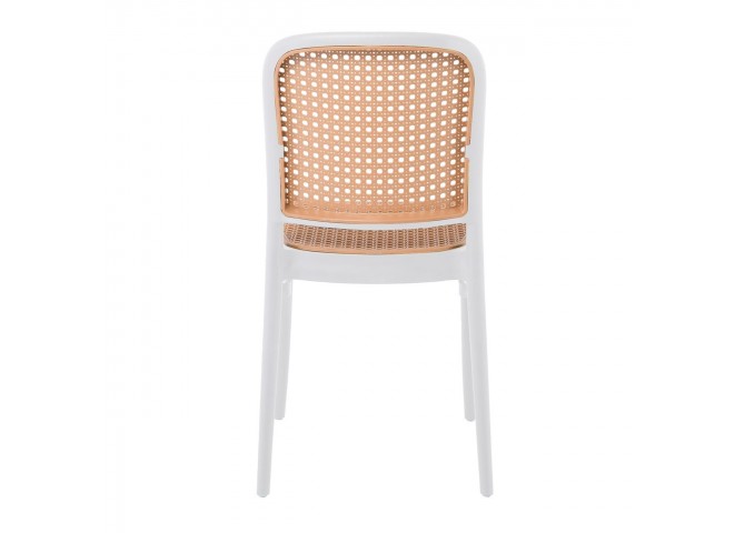 FLORENCE Stacking Chair PP White/Beige