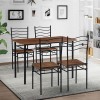 Σετ τραπεζαρίας με 4 καρέκλες 110x70