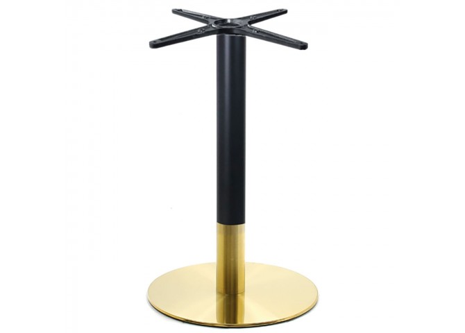 RIVA Βάση Τραπεζιού Gold Inox #201 - Black / 11,70 Kg