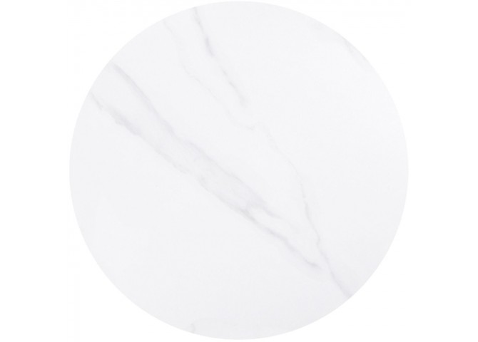 Sintered Stone Επιφάνεια Τραπεζιού, Απόχρωση White Marble (MDF για στήριξη βάσης)