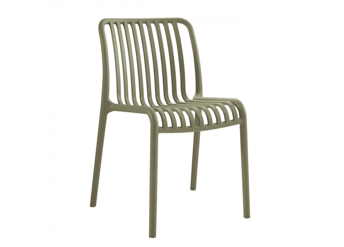 MODA-H Stackable Chair PP-UV Green