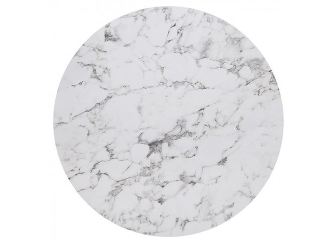 HPL (High Pressure Laminated) Επιφάνεια Τραπεζιού Απόχρωση White Marble, Εξωτερικού χώρου