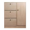 SHOE CABINET 100x24x112cm Sonoma
