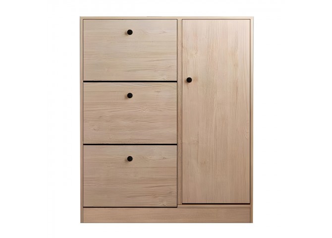 SHOE CABINET 100x24x112cm Sonoma