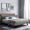 VANITY Bed (for Mattress 160x200cm) Sonoma Oak/Grey