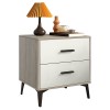 MERRANO Bedside 40x40x48cm Sonoma/White