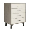 ELIOT Drawer Cabinet 60x40x80cm Sonoma/White