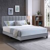 ALLEGRO Bed (for Mattress 160x200cm) Fabric Grey