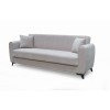 JEROM Sofa-Bed with Storage 3-Seater / Fabric Cappuccino