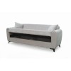 JEROM Sofa-Bed with Storage 3-Seater / Fabric Cappuccino