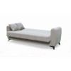 JEROM Sofa-Bed with Storage 3-Seater / Fabric Cappuccino