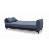 JEROM Sofa-Bed with Storage 3-Seater / Fabric Anthracite