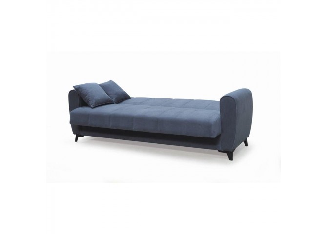 JEROM Sofa-Bed with Storage 3-Seater / Fabric Anthracite