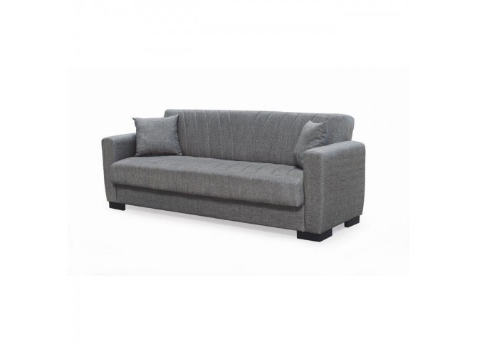 GALAXY Sofa-Bed with Storage 3-Seater / Fabric Brown