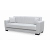 GALAXY Sofa-Bed with Storage 3-Seater / Fabric Beige