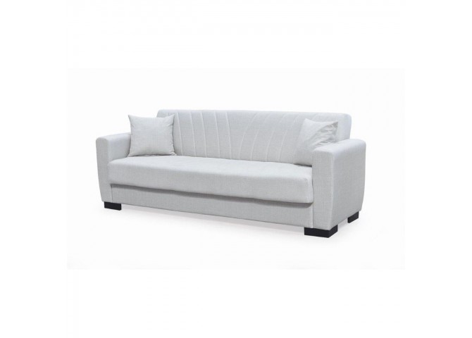 GALAXY Sofa-Bed with Storage 3-Seater / Fabric Beige