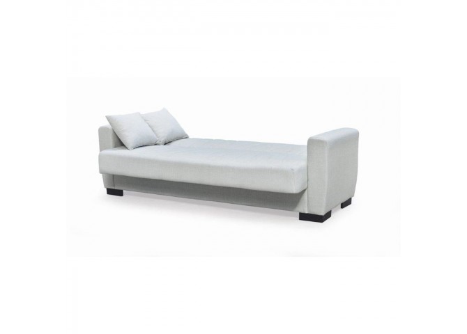 GALAXY Sofa-Bed with Storage 3-Seater / Fabric Beige