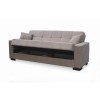 CARSON Sofa-Bed with Storage 3-Seater / Fabric Brown