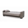 CARSON Sofa-Bed with Storage 3-Seater / Fabric Brown