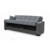 CARSON Sofa-Bed with Storage 3-Seater / Fabric Grey