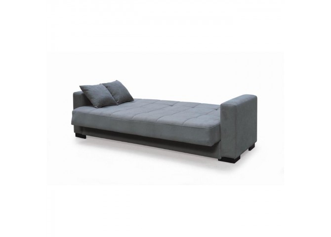 CARSON Sofa-Bed with Storage 3-Seater / Fabric Grey