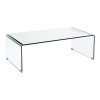 GLASSER Clear Coffee Table 120x60x40cm