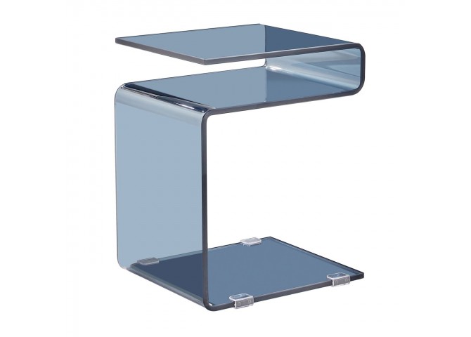 GLASSER Smoke Side Table 42x38x48cm