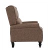 SIMPLE Relax Armchair Antique Brown Fabric
