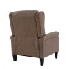 SIMPLE Relax Armchair Antique Brown Fabric