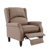SIMPLE Relax Armchair Antique Brown Fabric