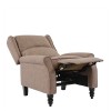 SIMPLE Relax Armchair Antique Brown Fabric