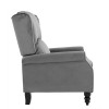 SIMPLE Relax Armchair Velure Grey Fabric