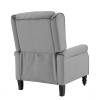 SIMPLE Relax Armchair Velure Grey Fabric