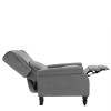 SIMPLE Relax Armchair Velure Grey Fabric