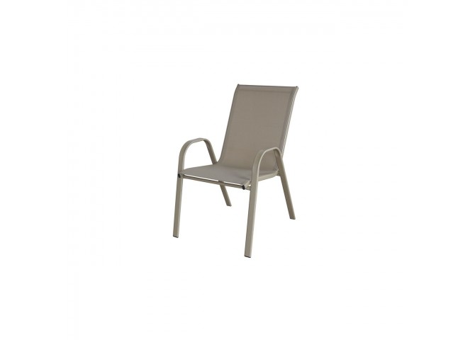 RIO Armchair Metal Beige/Textilene Beige (4,20 Kg)
