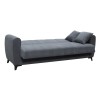 JEROM Sofa-Bed with Storage 3-Seater / Fabric Anthracite