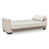GALAXY Sofa-Bed with Storage 3-Seater / Fabric Beige